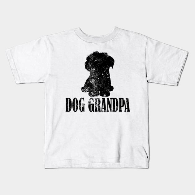 Maltese Dog Grandpa Kids T-Shirt by AstridLdenOs